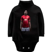 Детское боди с длинным рукавом с Paul Pogba