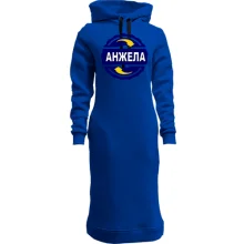 Худі сукня з ім'ям Анжела в колі