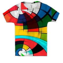 Детская 3D футболка Abstraction. 4