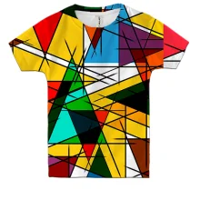 Детская 3D футболка Abstraction. 6