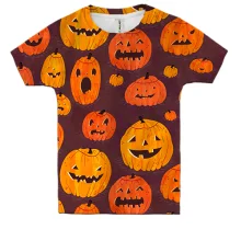 Дитяча 3D футболка Halloween pattern..
