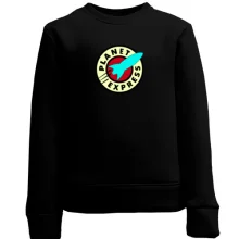 Детский свитшот с логотипом Planet Express