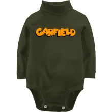 Детское боди с длинным рукавом с надписью "Garfield"