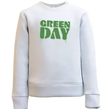 Детский свитшот Green day (paint)