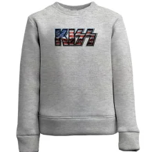 Дитячий світшот KISS на американському прапорі