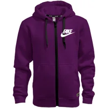 Худи на молнии с надписью "Fake" в стиле Nike