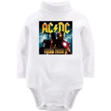 Детское боди с длинным рукавом AC/DC Iron Man 2