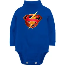 Детское боди с длинным рукавом Superman and Flash