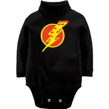 Детское боди с длинным рукавом Flash Pizza