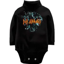Дитяче боді з довгим рукавом Def Leppard - Скло