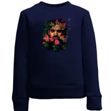 Детский свитшот с Drake и цветами