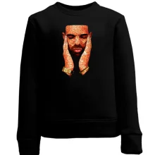 Детский свитшот с Drake полигонами