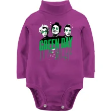 Дитяче боді з довгим рукавом Green day Uno! Dos! Tré!