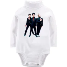 Дитяче боді з довгим рукавом Green day з гранатами