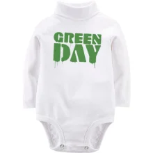 Дитяче боді з довгим рукавом Green day (paint)