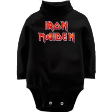Детское боди с длинным рукавом Iron Maiden Logo