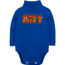 Детское боди с длинным рукавом KISS (fire logo)