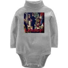Детское боди с длинным рукавом Kasabian West Ryder Pauper Lunatic Asylum