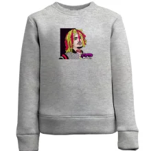Детский свитшот с задумчивым Lil Pump