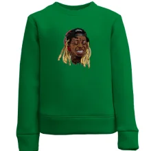 Дитячий світшот з усміхненим Lil Wayne