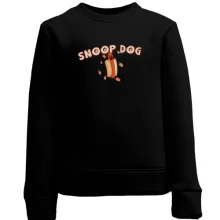 Детский свитшот со Snoop Dogg и хот-догом