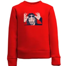 Детский свитшот со Snoop Dogg с очками