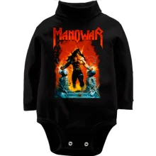 Детское боди с длинным рукавом Manowar - Louder Than Hell
