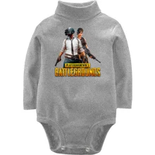 Детское боди с длинным рукавом с персонажами PlayerUnknown’s Battlegrounds