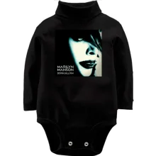 Детское боди с длинным рукавом Marilyn Manson - Born Villain