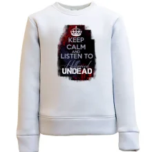 Дитячий світшот Keep calm and listen Hollywood Undead