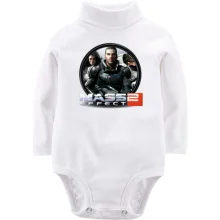 Детское боди с длинным рукавом Mass Effect 2