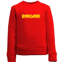 Детский свитшот с логотипом "Borgore"