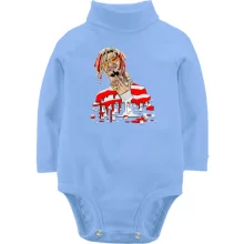 Детское боди с длинным рукавом с Lil Peep (иллюстрация)