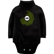Детское боди с длинным рукавом с UKF (лого)