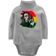 Детское боди с длинным рукавом с Bob Marley (2)