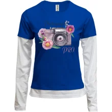 Комбинированный лонгслив Photographer PRO
