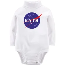 Дитяче боді з довгим рукавом Катя (NASA Style)
