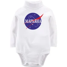Детское боди с длинным рукавом Марьяна (NASA Style)
