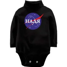 Дитяче боді з довгим рукавом Надя (NASA Style)