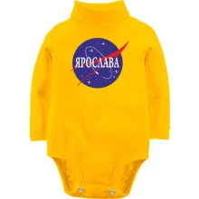 Дитяче боді з довгим рукавом Ярослава (NASA Style)