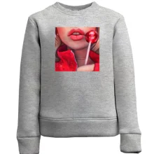Детский свитшот Девушка с Chupa Chups