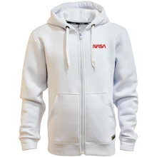 Чоловіче худі на блискавці NASA Worm logo mini