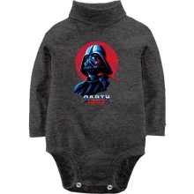 Детское боди с длинным рукавом Darth Vader