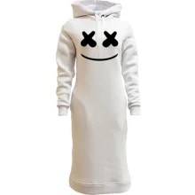 Худи платье с лицом Marshmello
