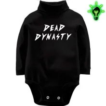 Детское боди с длинным рукавом с Dead Dynasty логотип