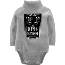 Детское боди с длинным рукавом с King Kong (арт)
