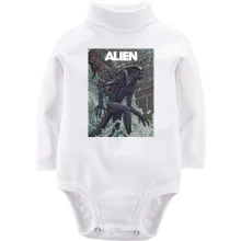 Детское боди с длинным рукавом с постером Alien