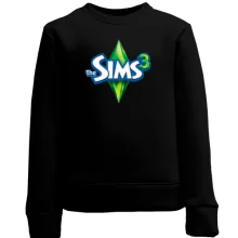 Детский свитшот с логотипом Sims 3