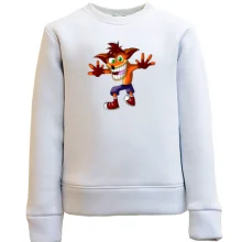 Детский свитшот с иллюстрированным Crash Bandicoot