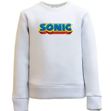 Детский свитшот с логотипом игры SONIC